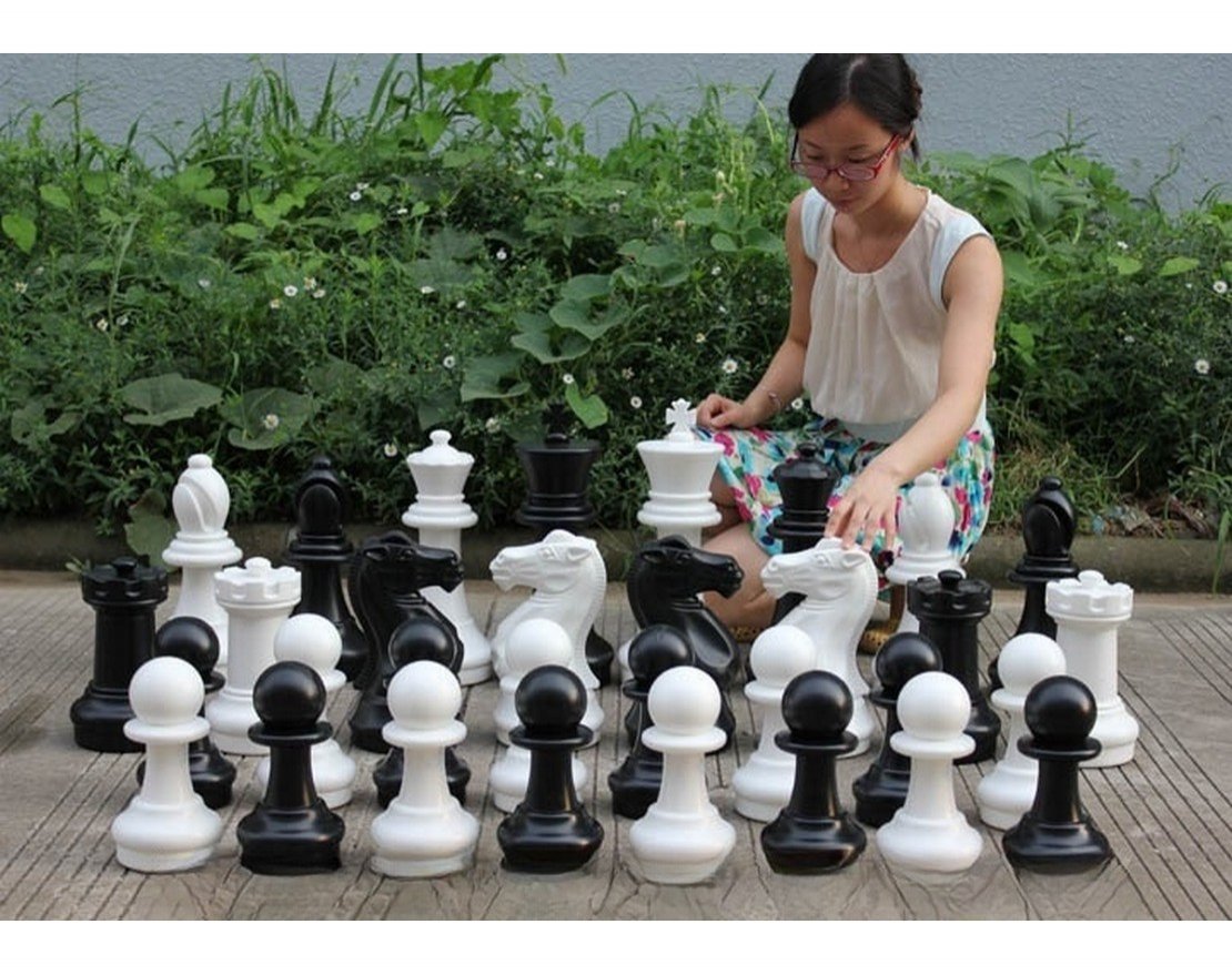 Комплект шахматных фигур до 41 см без поля - вид 3