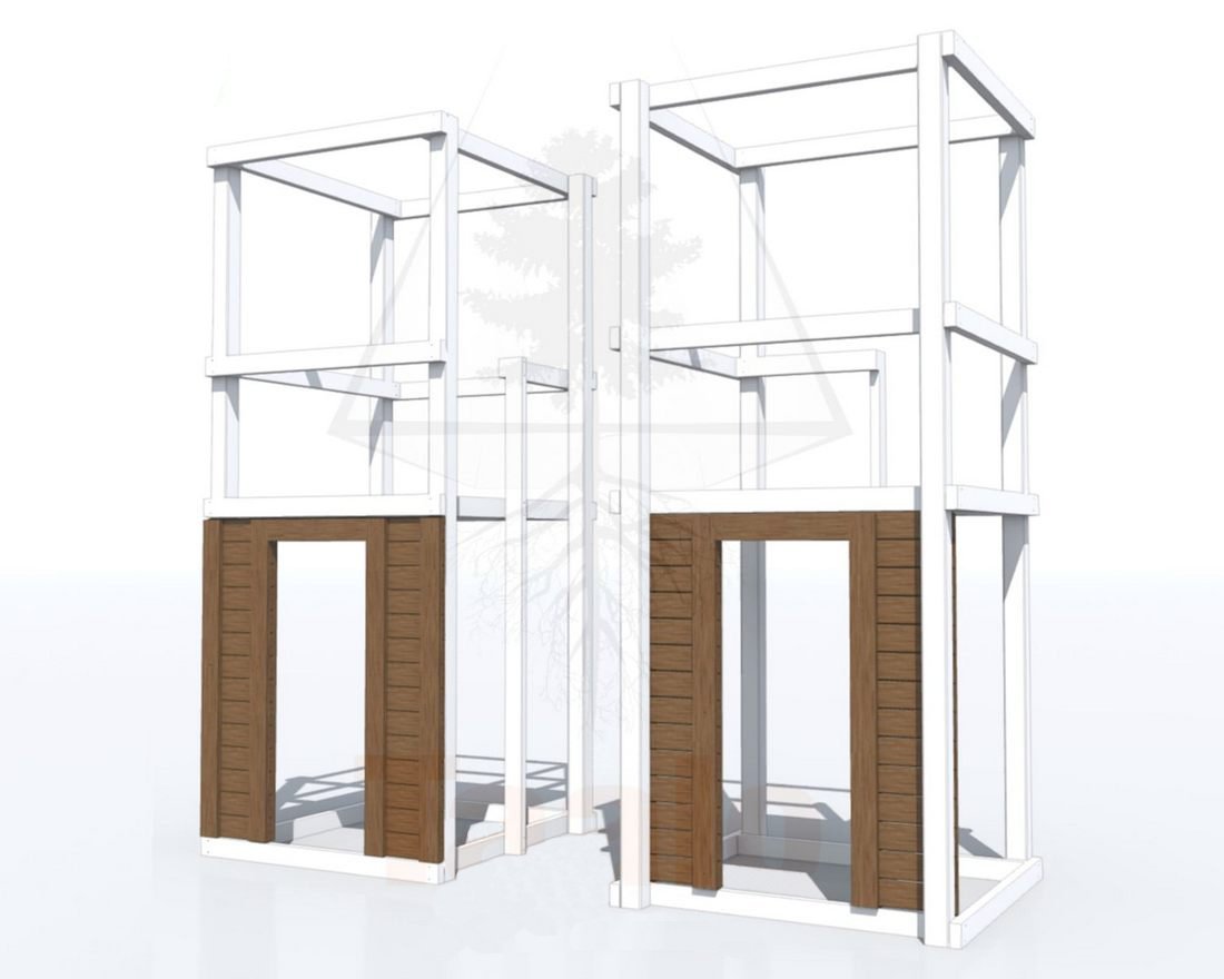 Панели декоративные Серия T модель 12 стены домика - вид 3