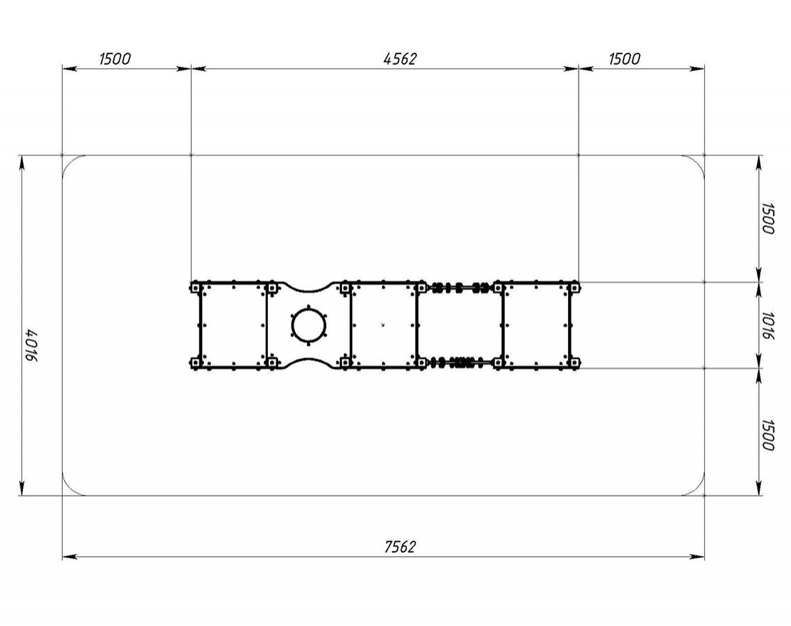 Песочница Золотая долина: тройная - вид 3